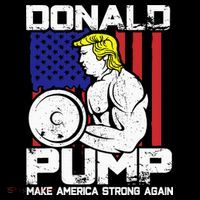 Funny Donald Trump Weight Lifting Workout Gym Hoodie thumb 7