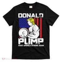 Funny Donald Trump Weight Lifting Workout Gym T-Shirt thumb 0