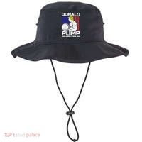 Funny Donald Trump Weight Lifting Workout Gym Bucket Hat thumb 0