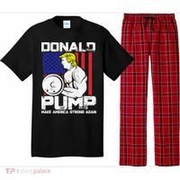 Funny Donald Trump Weight Lifting Workout Gym Pajama Set thumb 0