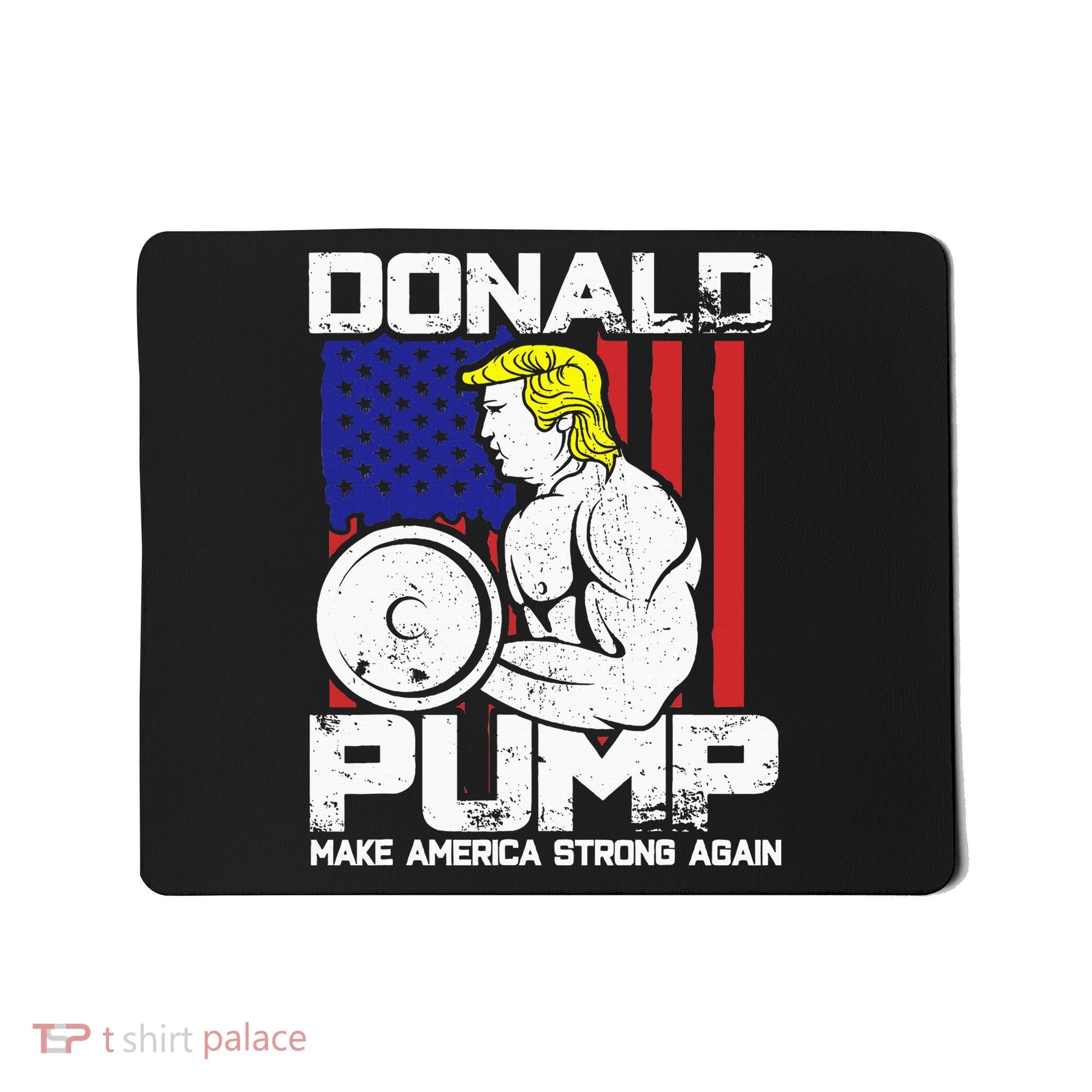 Funny Donald Trump Weight Lifting Workout Gym Mousepad
