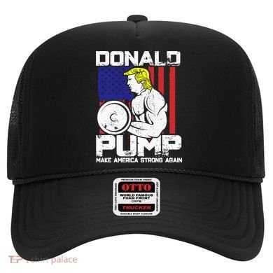 Funny Donald Trump Weight Lifting Workout Gym Hat