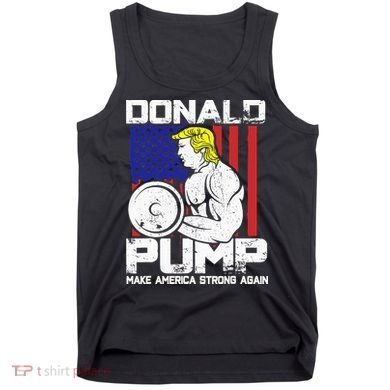 Funny Donald Trump Weight Lifting Workout Gym Tank Top