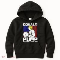 Funny Donald Trump Weight Lifting Workout Gym Kids Hoodie thumb 0