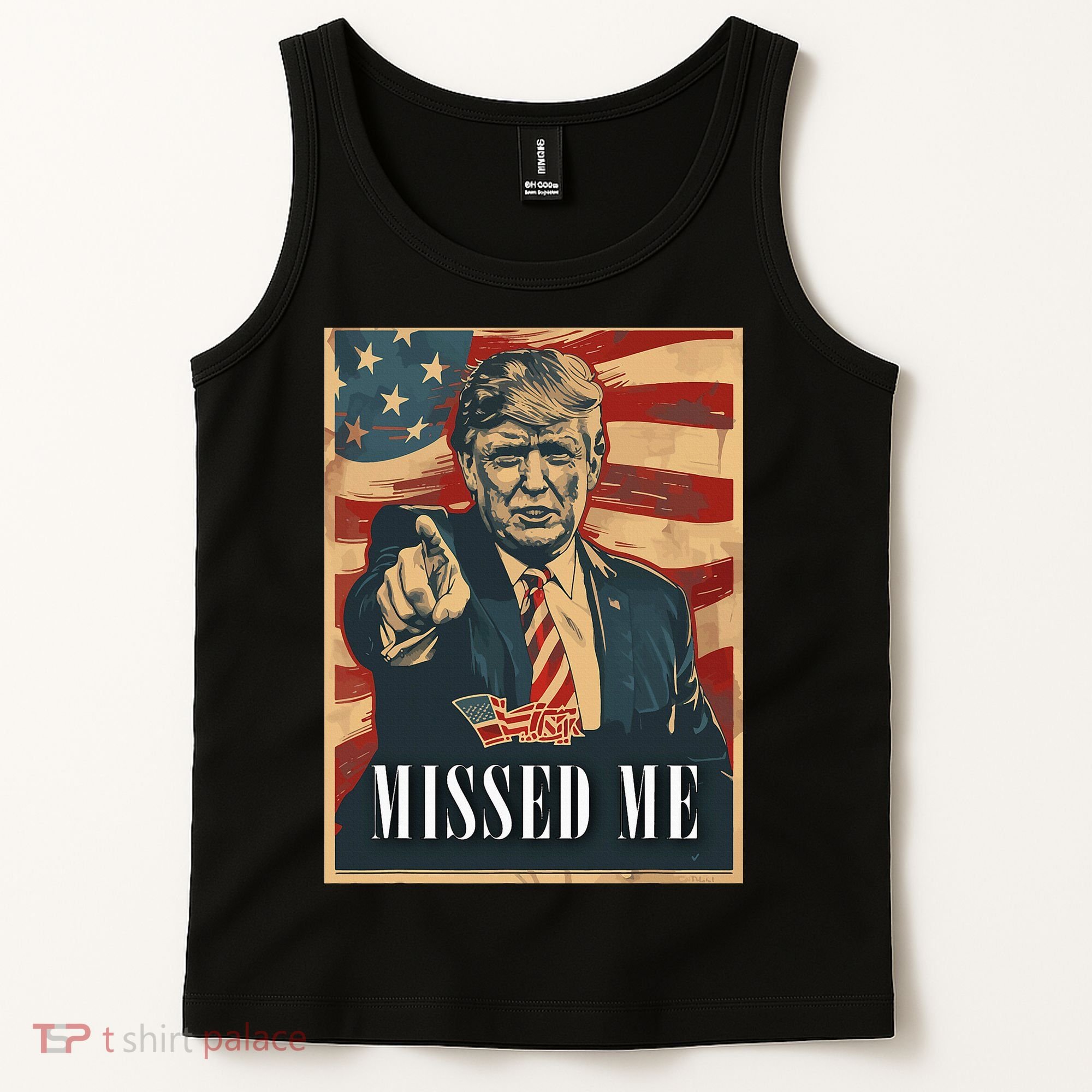 Funny Donald Trump Missed Me Assassination Attempt 2025 Tank Top
