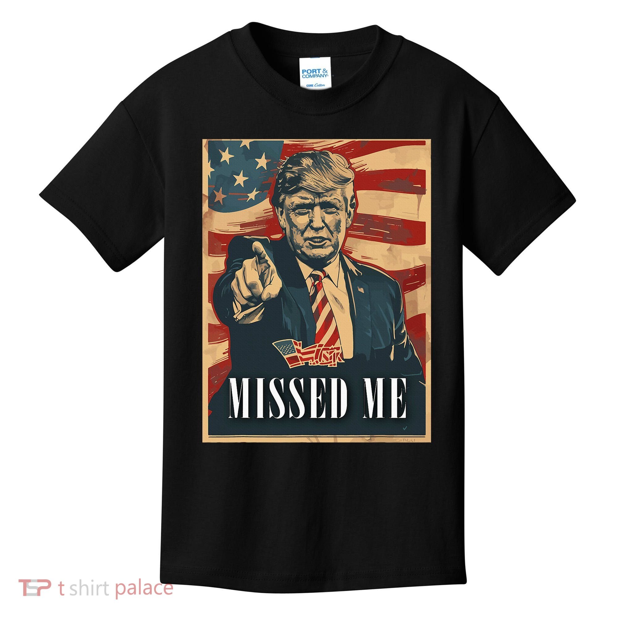Funny Donald Trump Missed Me Assassination Attempt 2025 Kids T-Shirt