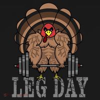 Funny Deadlifting Turkey Thanksgiving Leg Day Deadlift Women's Hoodie thumb 2