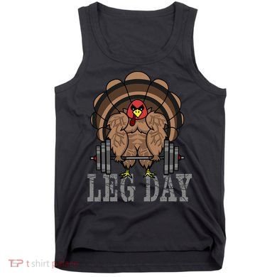 Funny Deadlifting Turkey Thanksgiving Leg Day Deadlift Tank Top