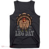 Funny Deadlifting Turkey Thanksgiving Leg Day Deadlift Tank Top thumb 0