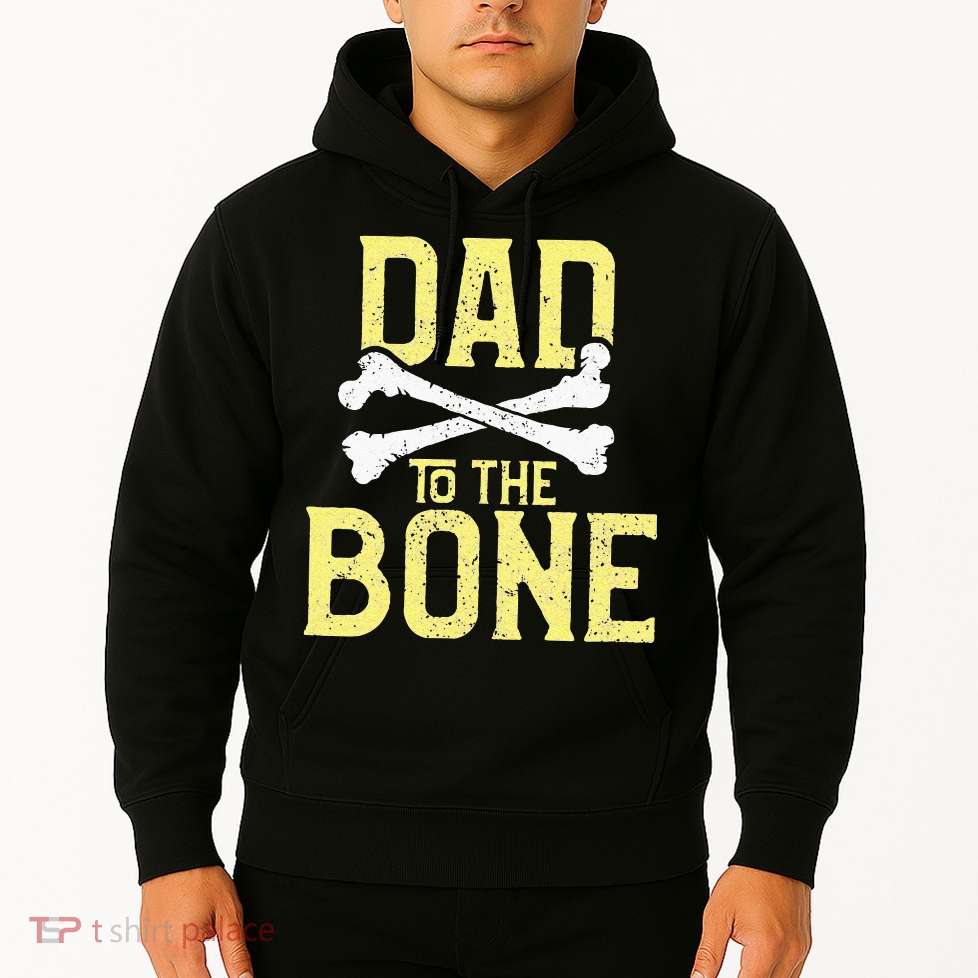 Funny Dad To The Bone Pun Fathers Dad Jokes Hoodie