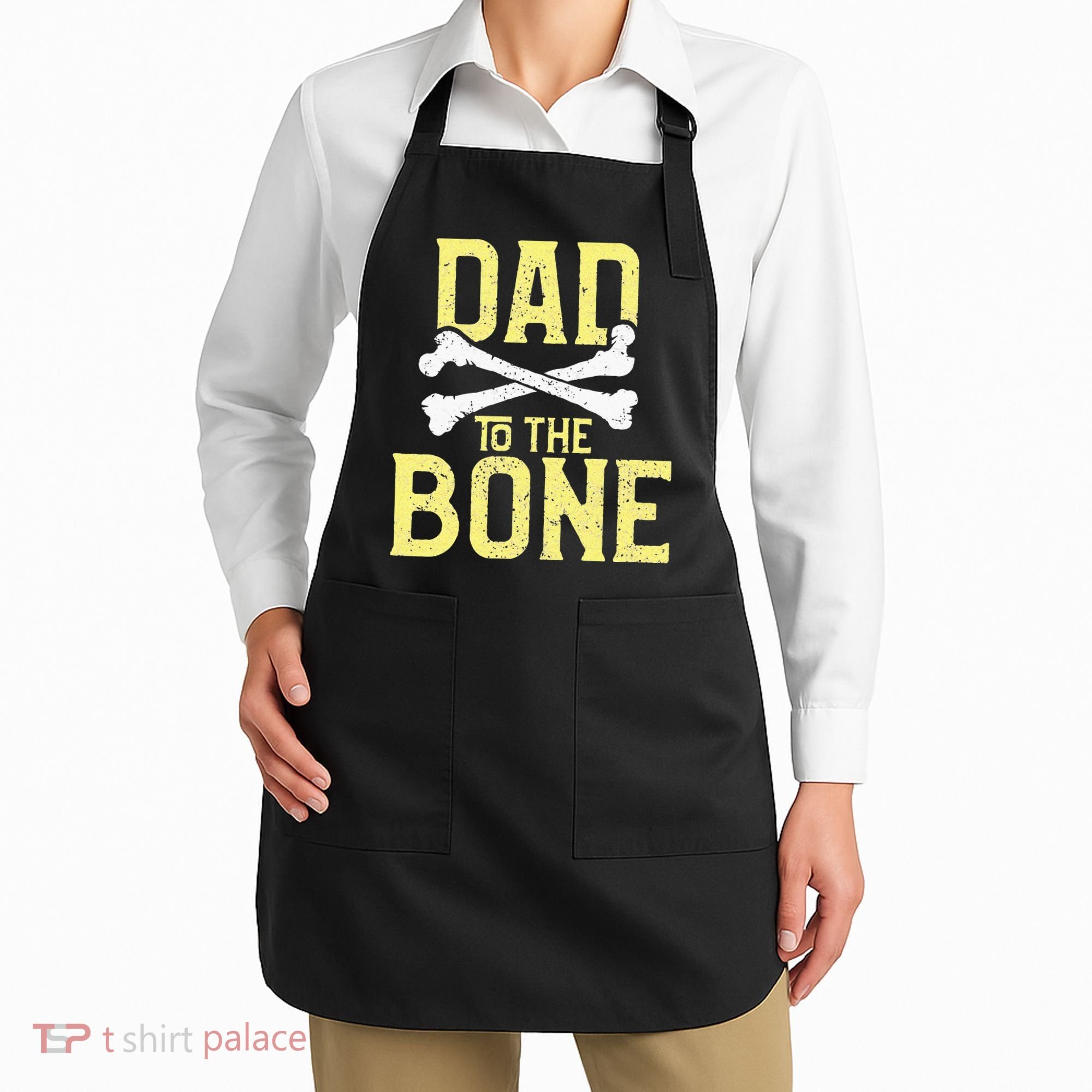 Funny Dad To The Bone Pun Fathers Dad Jokes Apron