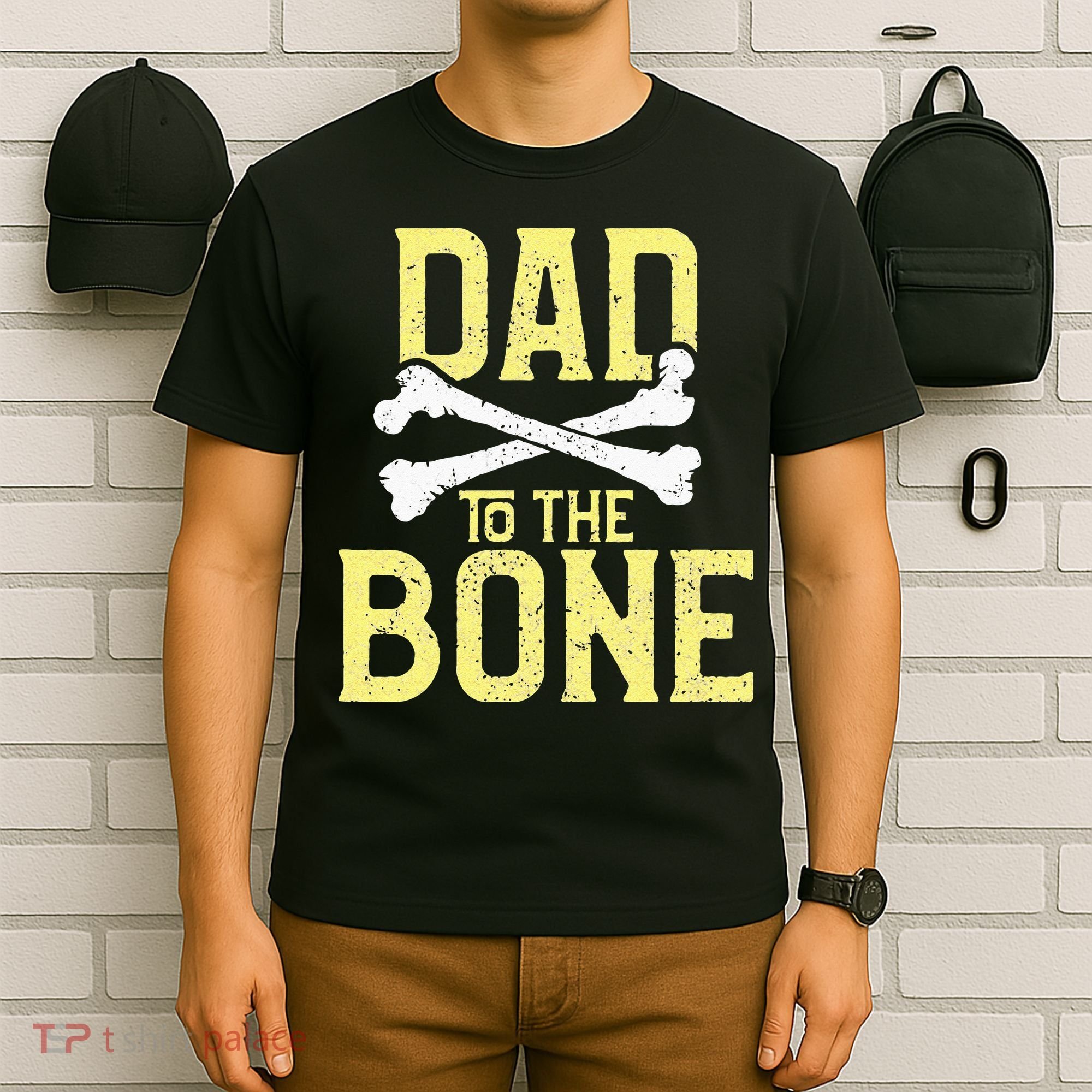 Funny Dad To The Bone Pun Fathers Dad Jokes T-Shirt
