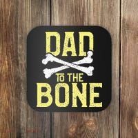 Funny Dad To The Bone Pun Fathers Dad Jokes Coaster thumb 0