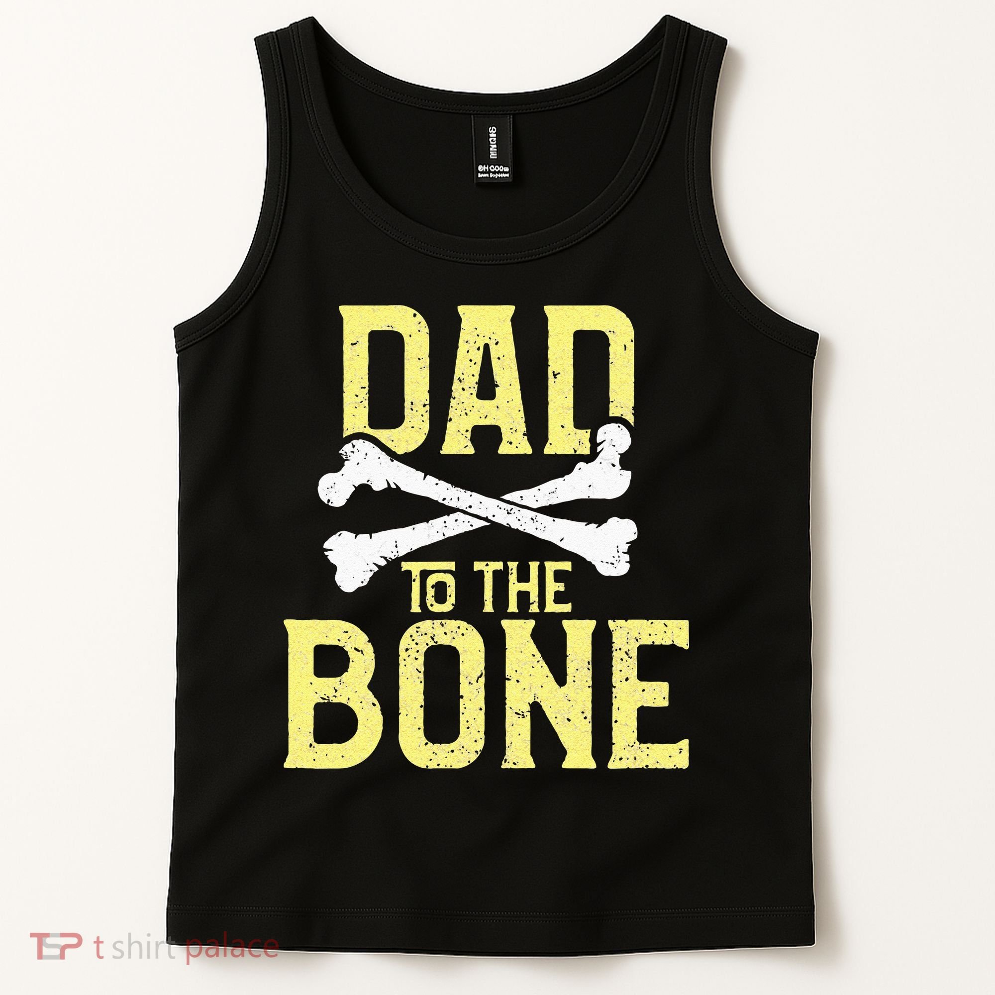 Funny Dad To The Bone Pun Fathers Dad Jokes Tank Top