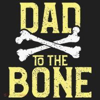 Funny Dad To The Bone Pun Fathers Dad Jokes Golf Towel thumb 3