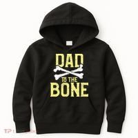 Funny Dad To The Bone Pun Fathers Dad Jokes Kids Hoodie thumb 0