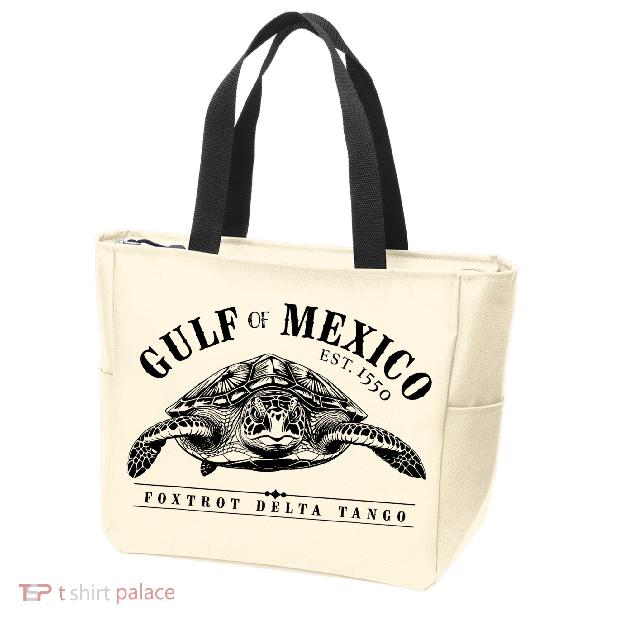 Foxtrot Delta Tango Turtle Gulf Of Mexico Protest Tote Bag