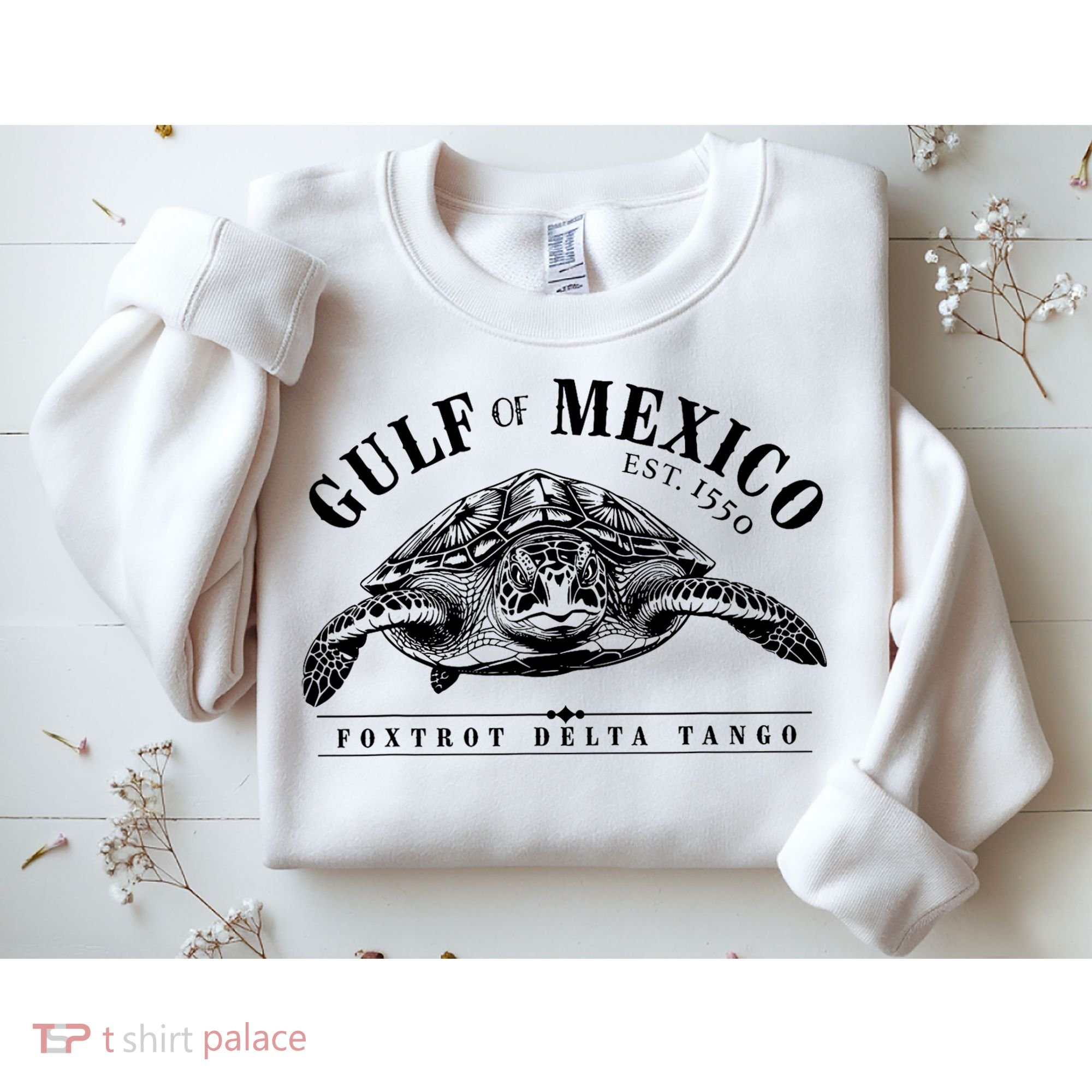 Foxtrot Delta Tango Turtle Gulf Of Mexico Protest Sweatshirt
