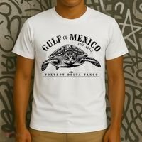 Foxtrot Delta Tango Turtle Gulf Of Mexico Protest T-Shirt thumb 3