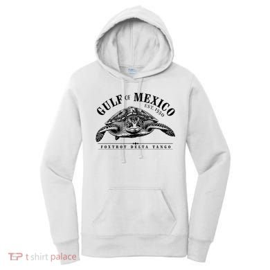 Foxtrot Delta Tango Turtle Gulf Of Mexico Protest Women's Hoodie