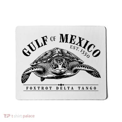 Foxtrot Delta Tango Turtle Gulf Of Mexico Protest Mousepad