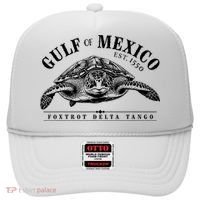 Foxtrot Delta Tango Turtle Gulf Of Mexico Protest Hat thumb 0