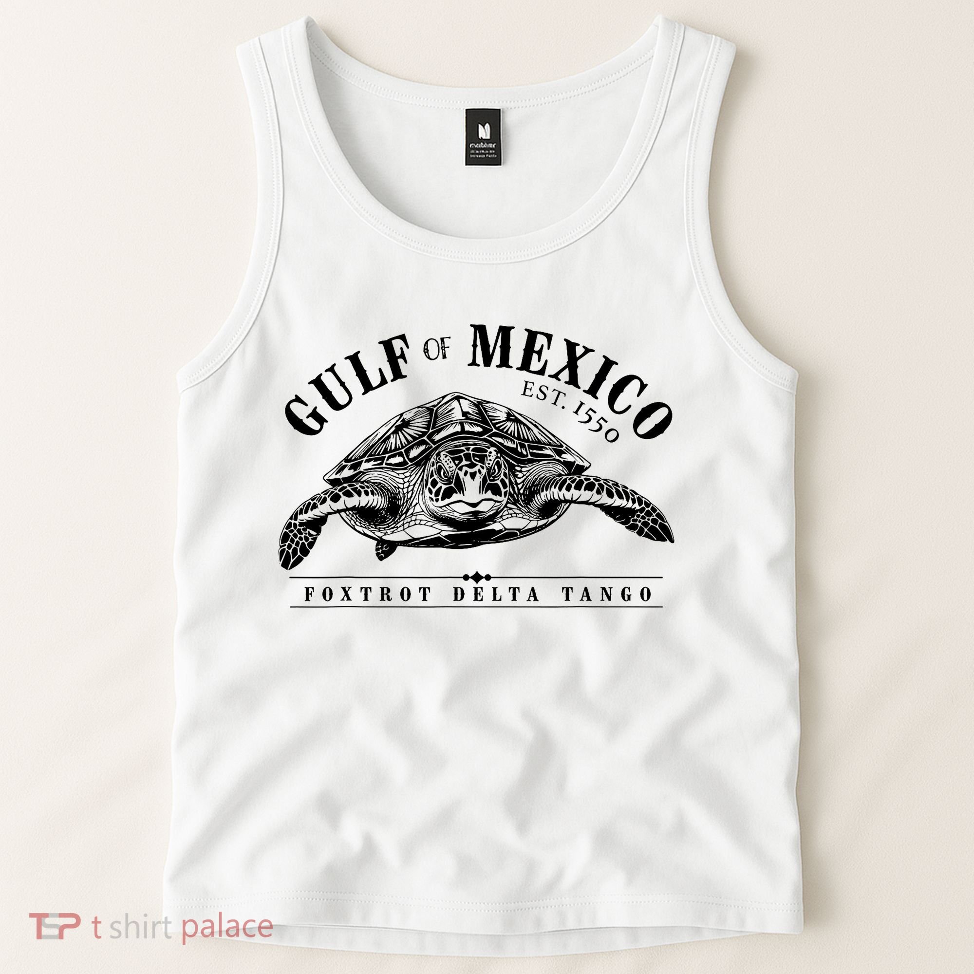 Foxtrot Delta Tango Turtle Gulf Of Mexico Protest Tank Top