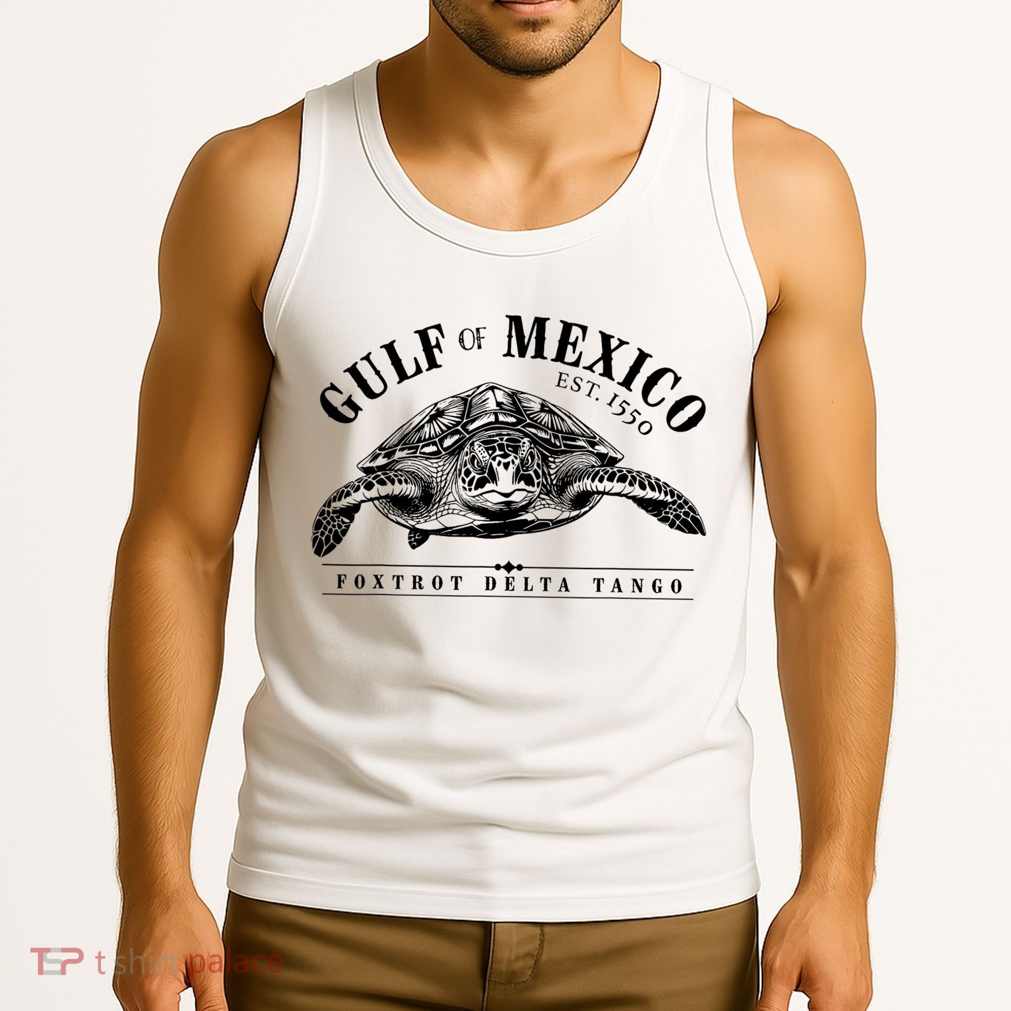 Foxtrot Delta Tango Turtle Gulf Of Mexico Protest Tank Top