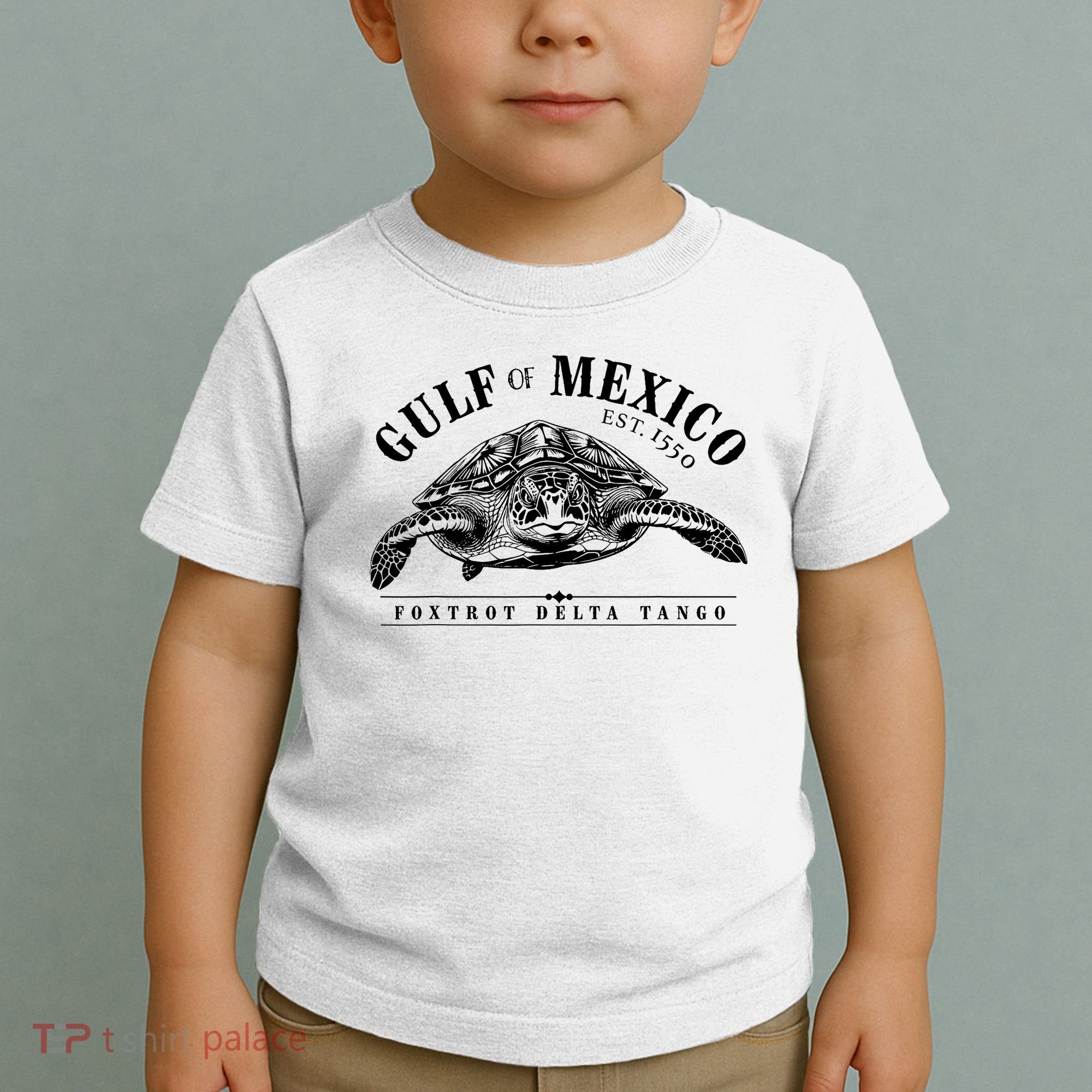 Foxtrot Delta Tango Turtle Gulf Of Mexico Protest Toddler T-Shirt
