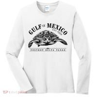 Foxtrot Delta Tango Turtle Gulf Of Mexico Protest Women's Long Sleeve Shirt thumb 0