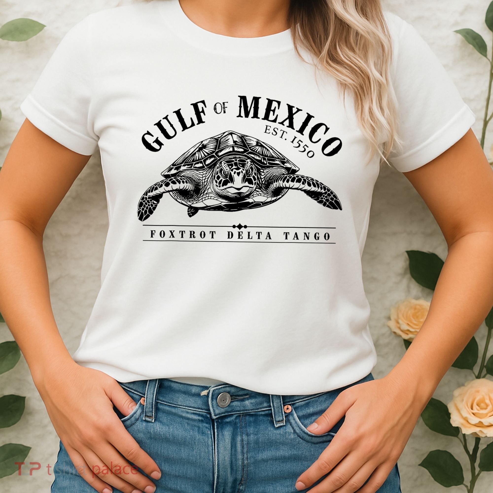 Foxtrot Delta Tango Turtle Gulf Of Mexico Protest Women's T-Shirt