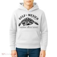 Foxtrot Delta Tango Turtle Gulf Of Mexico Protest Kids Hoodie thumb 4