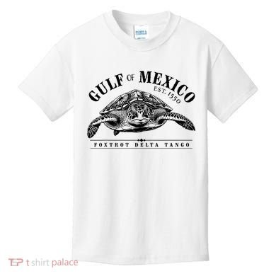 Foxtrot Delta Tango Turtle Gulf Of Mexico Protest Kids T-Shirt