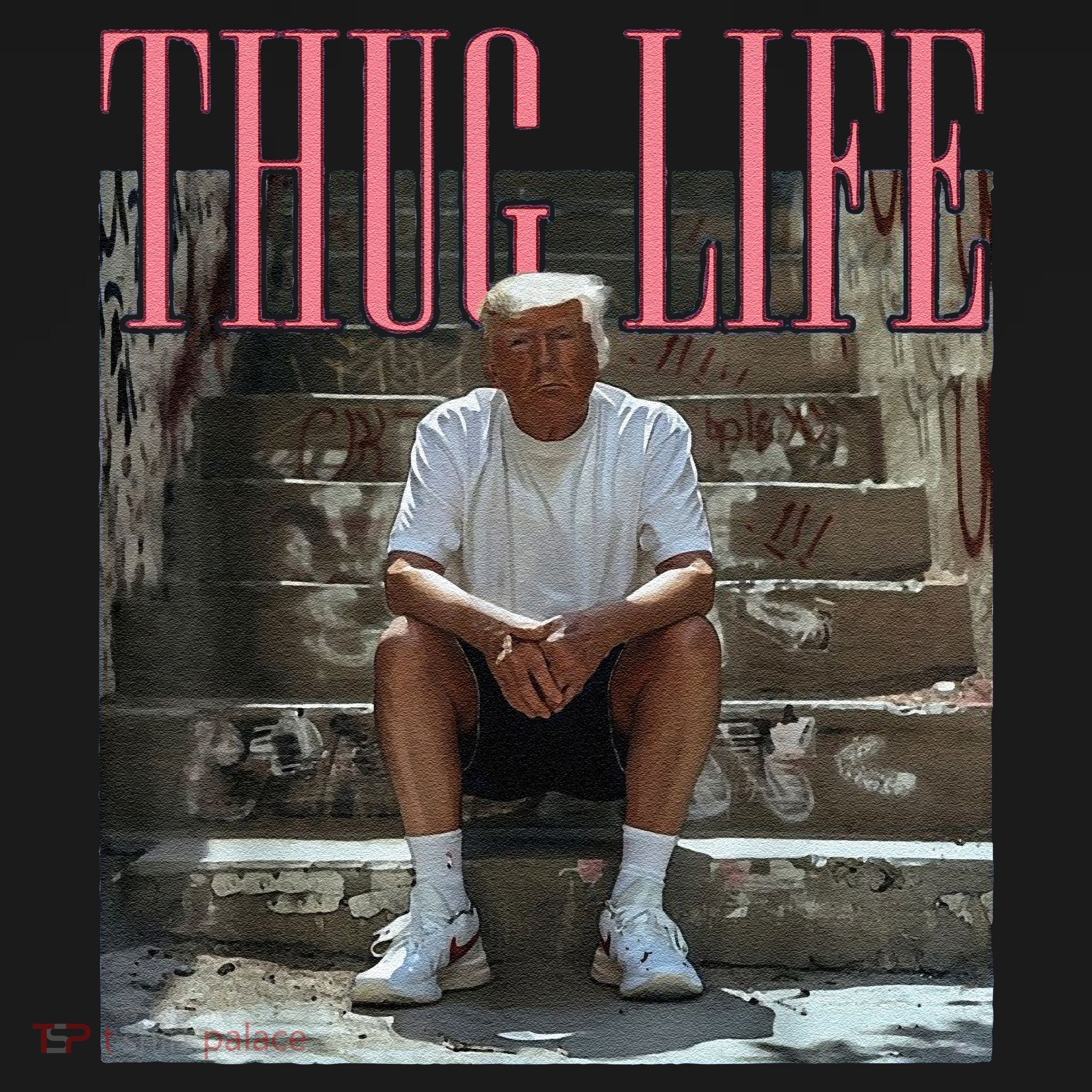 Funny Donald Trump Thug Life Gift Sweatshirt