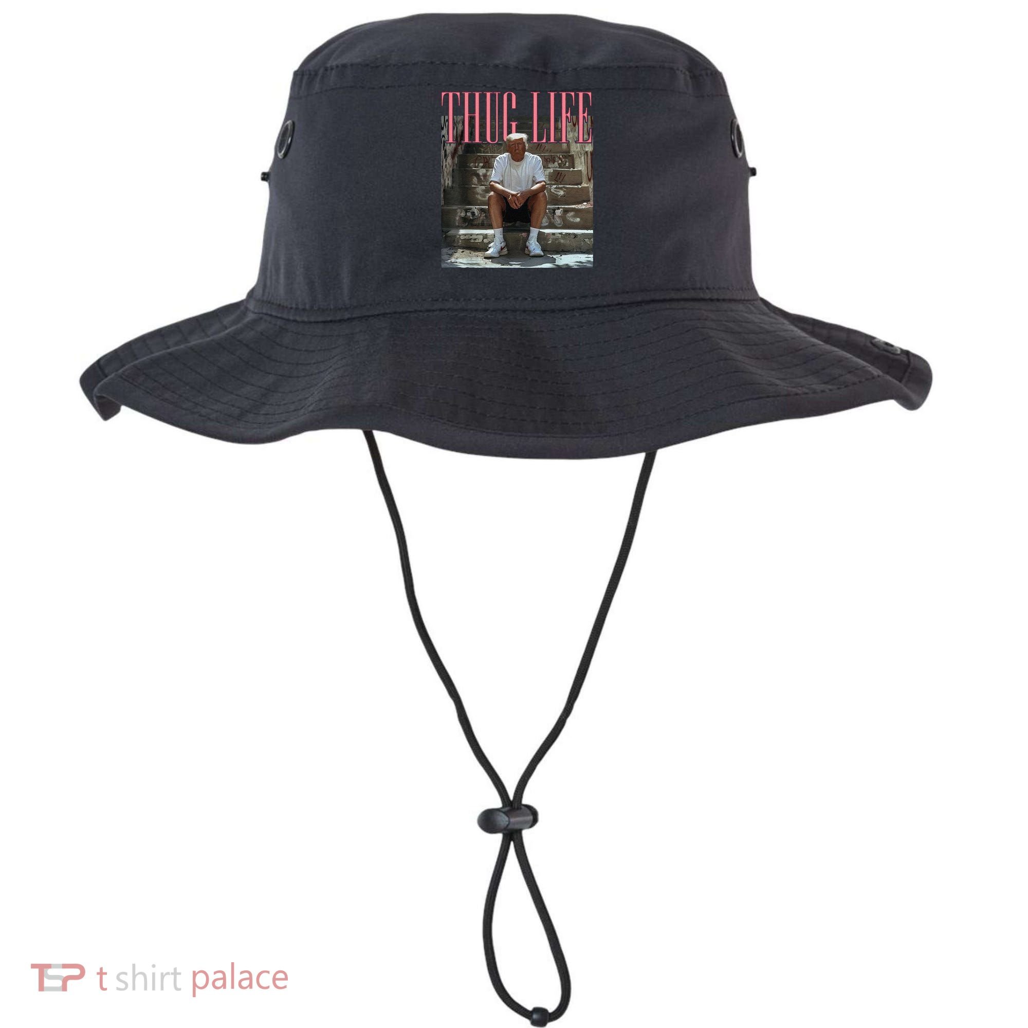 Funny Donald Trump Thug Life Gift Bucket Hat