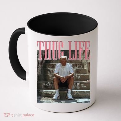 Funny Donald Trump Thug Life Gift Coffee Mug