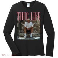 Funny Donald Trump Thug Life Gift Women's Long Sleeve Shirt thumb 0