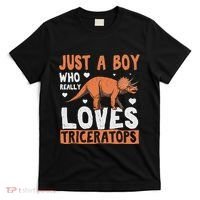 Funny Dinosaur Triceratops for boy T-Shirt thumb 0