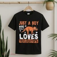 Funny Dinosaur Triceratops for boy T-Shirt thumb 2