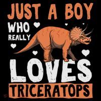 Funny Dinosaur Triceratops for boy Mousepad thumb 1