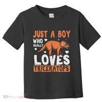 Funny Dinosaur Triceratops for boy Toddler T-Shirt thumb 0