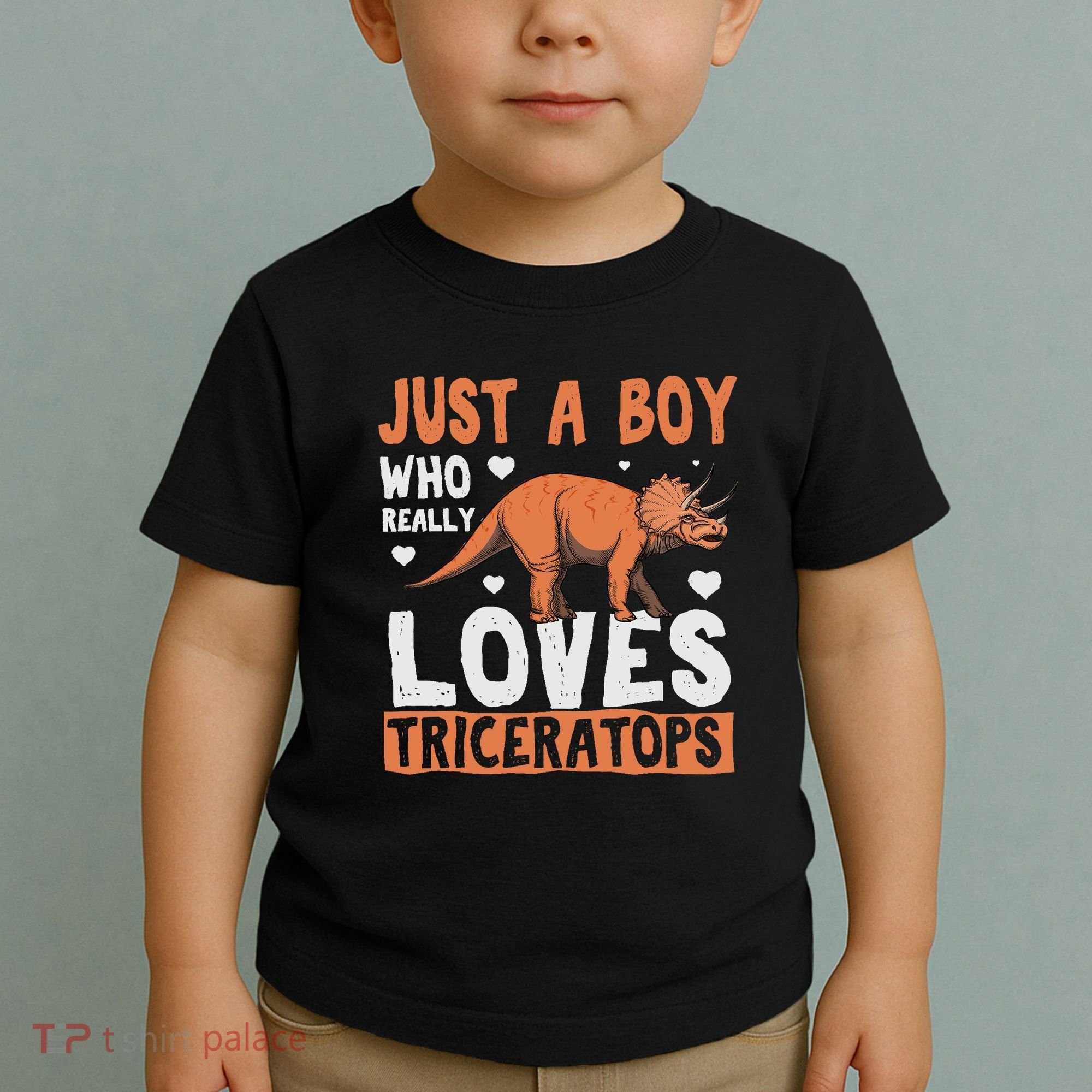 Funny Dinosaur Triceratops for boy Toddler T-Shirt