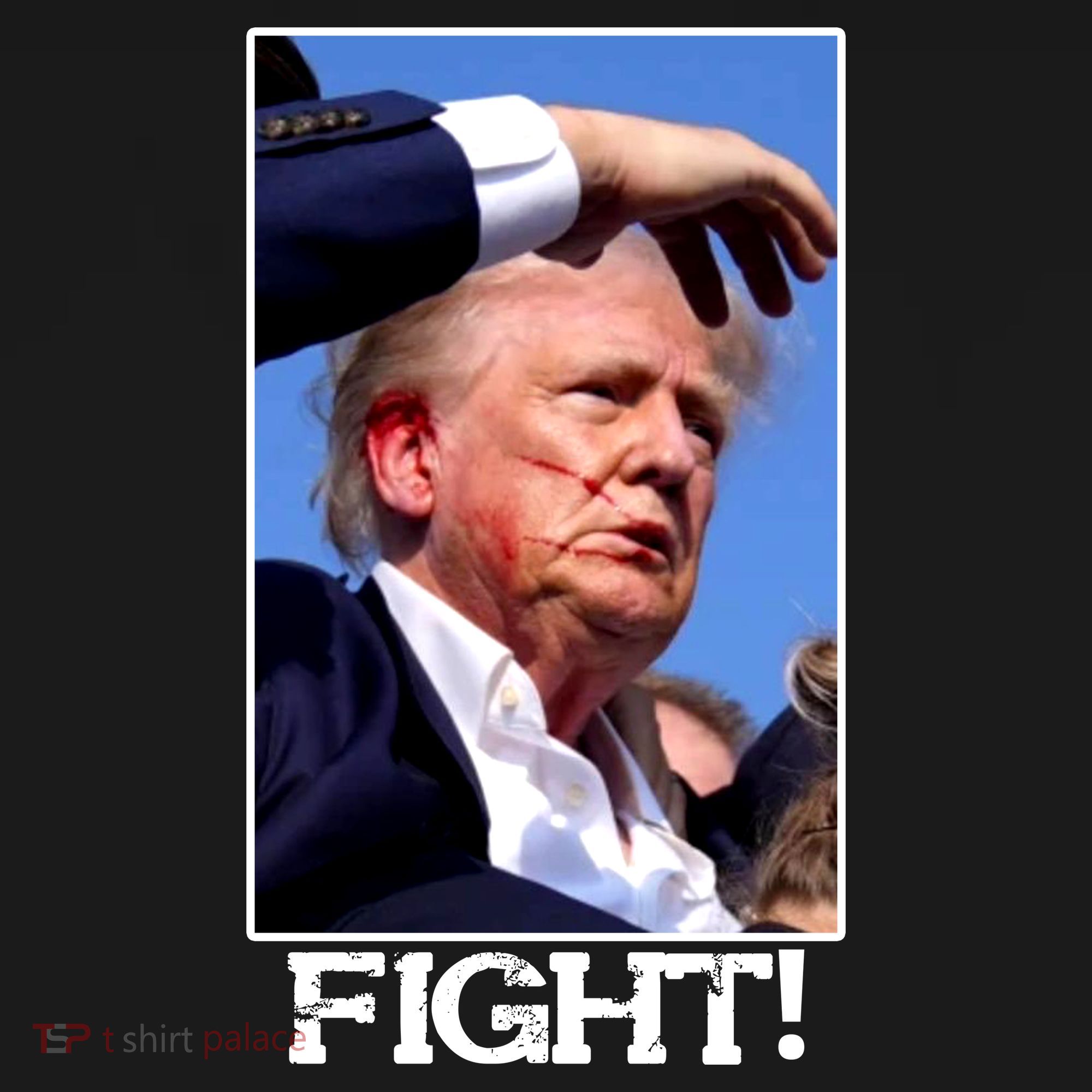 Fight Donald Trump Rally Gun Shot Fired Shooting Pennsylvania Women's Hoodie