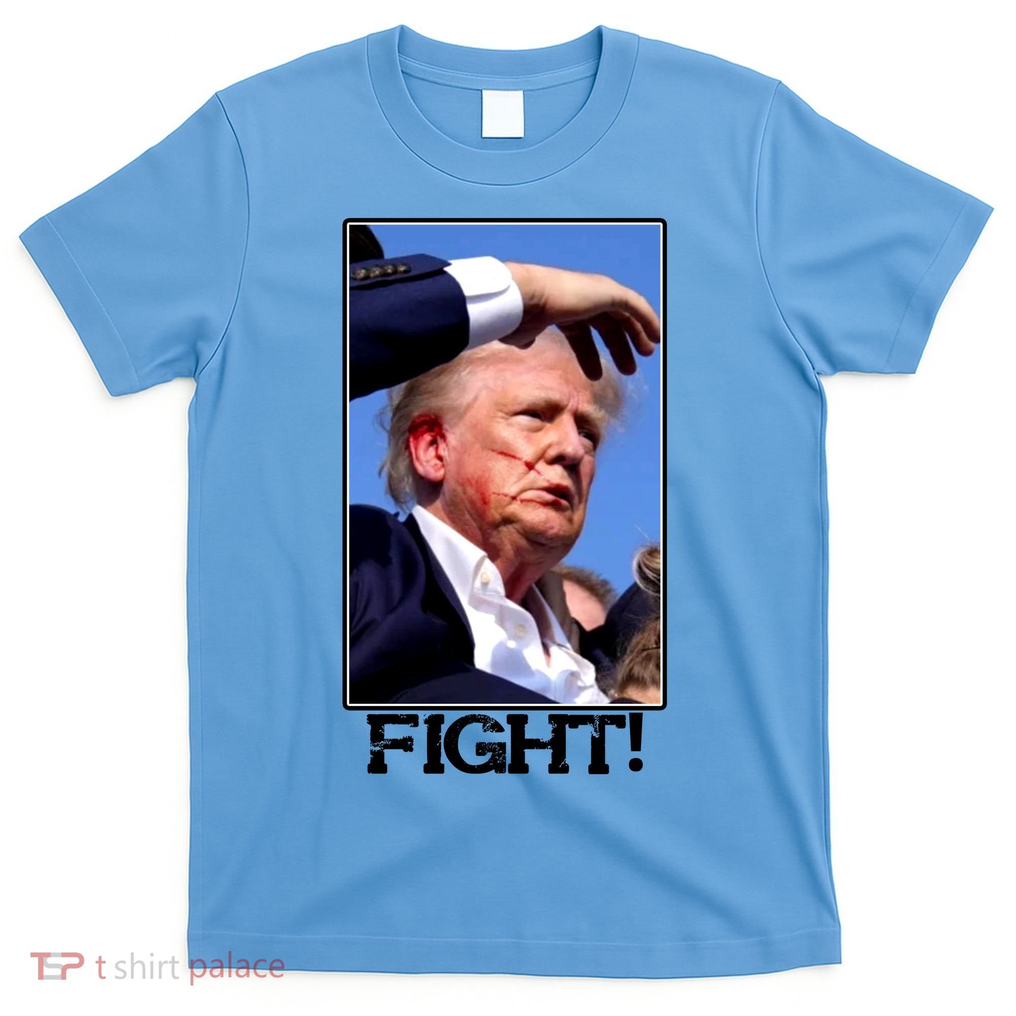Fight Donald Trump Rally Gun Shot Fired Shooting Pennsylvania T-Shirt