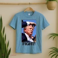 Fight Donald Trump Rally Gun Shot Fired Shooting Pennsylvania T-Shirt thumb 2