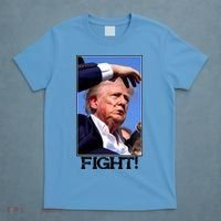 Fight Donald Trump Rally Gun Shot Fired Shooting Pennsylvania T-Shirt thumb 4