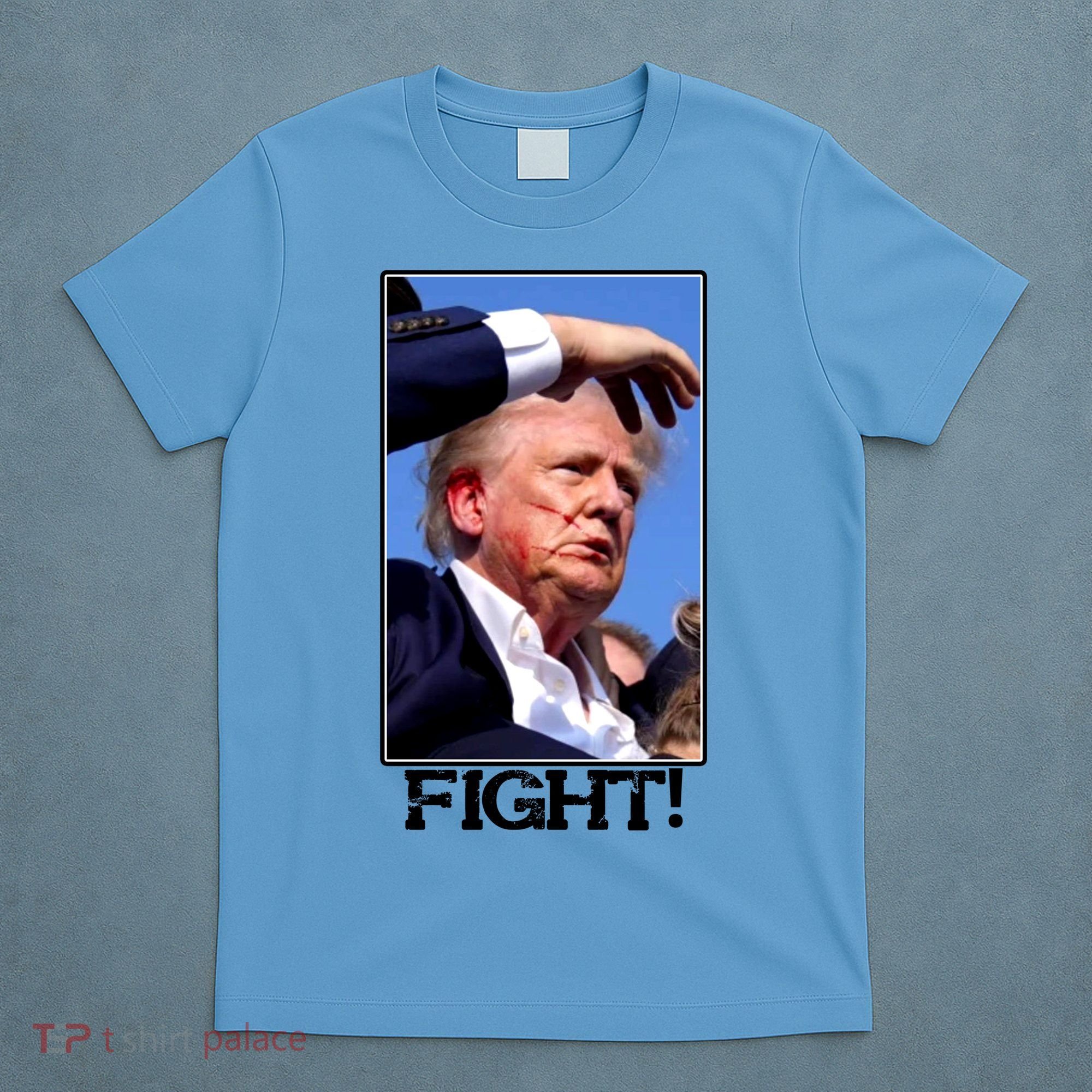 Fight Donald Trump Rally Gun Shot Fired Shooting Pennsylvania T-Shirt