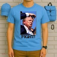 Fight Donald Trump Rally Gun Shot Fired Shooting Pennsylvania T-Shirt thumb 5