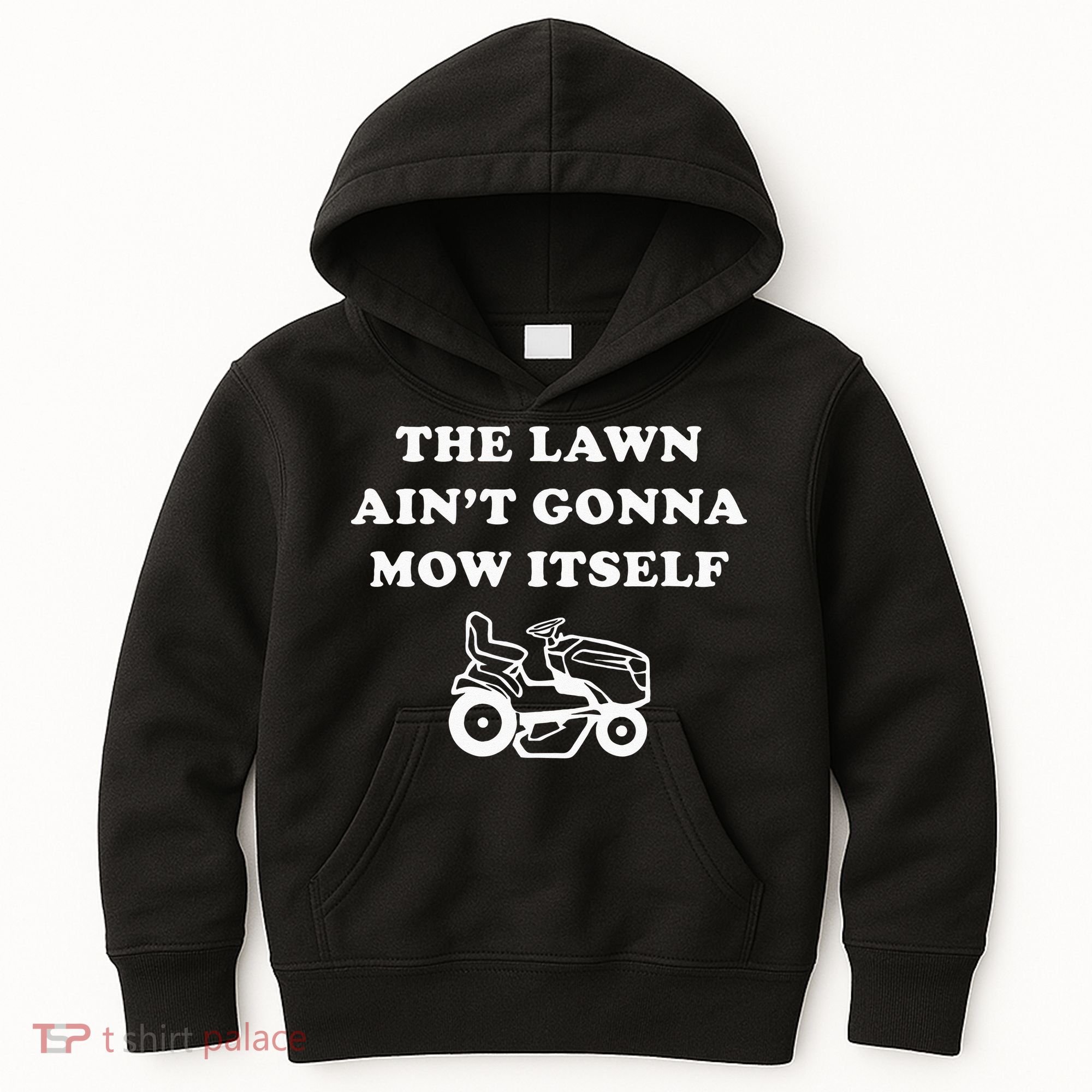 Funny Dad The Lawn Aint Gonna Mow Itself Kids Hoodie