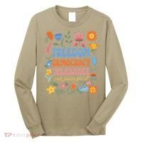 Freedom Democracy Tolerance Justice All Subtle Resist Trump Long Sleeve Shirt thumb 0
